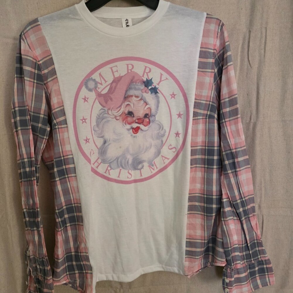Upcycled Santa Shirt